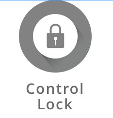 Control lock option under tools of all in one washer dryer