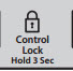 Touch activated Control lock button