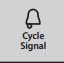 Touch activated Cycle signal button