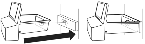 If your refrigerator has an in the door ice making system (external dispenser), ensure the ice bin is fully snapped into place.&nbsp; If the ice bin is not seated or installed correctly it can cause low or no ice production.